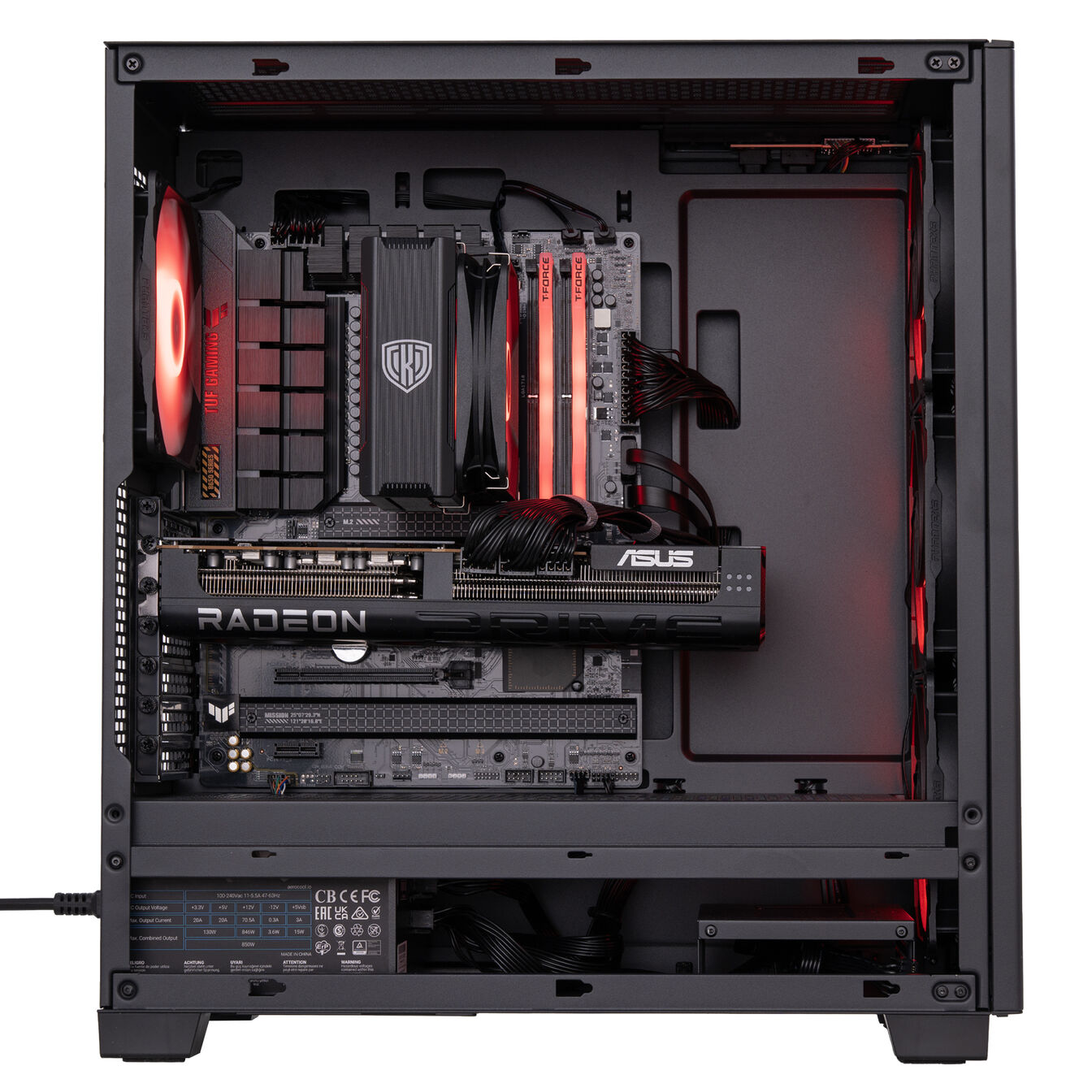 King Mod Systems Gaming-PC Mach 5 rouge, AMD Ryzen 5 7500X3D, RX 9070 XT - King Mod Systems - vue 7