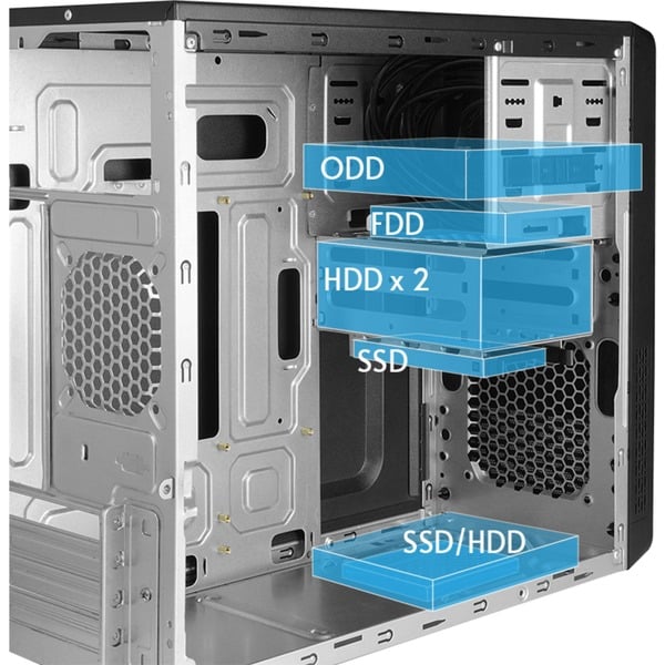Chieftec UB-03B-350GPB, Tower-Gehäuse - Chieftec - vue 8