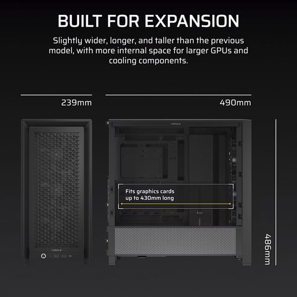 Corsair FRAME 4000D RS, Tower-Gehäuse - Corsair - vue 10