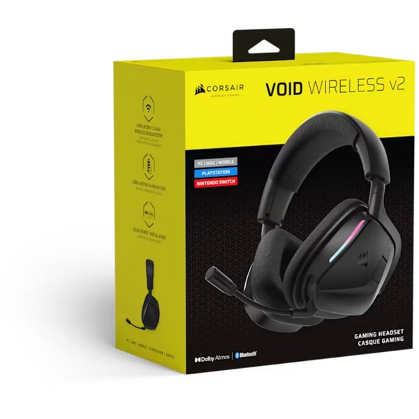 Corsair VOID v2 MAX WIRELESS, casque gaming - Corsair - vue 6