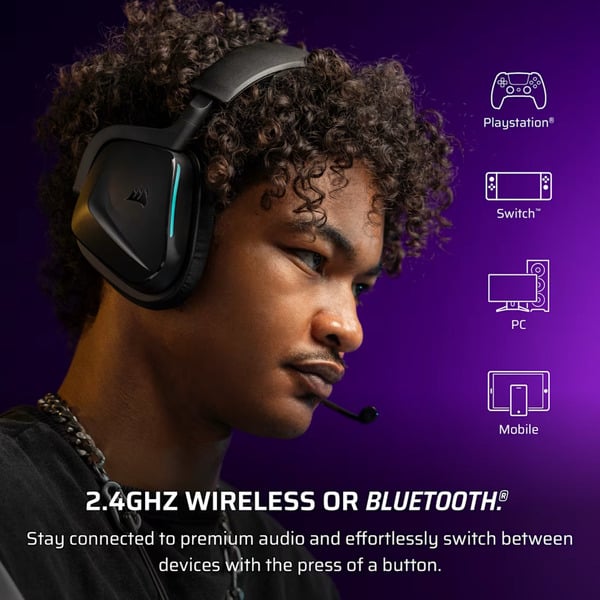 Corsair VOID v2 MAX WIRELESS, casque gaming - Corsair - vue 9