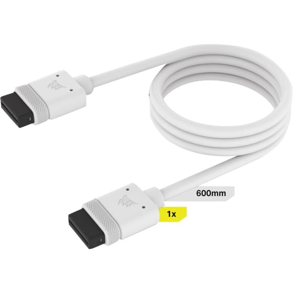(€ 20,87 / 1 m) Corsair iCUE LINK câble, 600mm, gerade - Corsair - vue 2