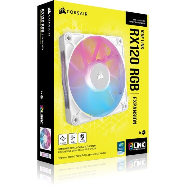 Corsair iCUE LINK RX120 RGB, Gehäuselüfter - Corsair - vue 20