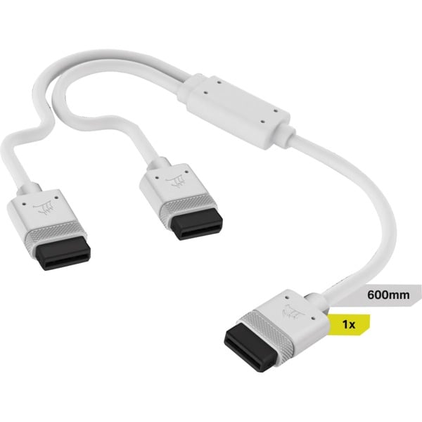 (€ 21,00 / 1 m) Corsair iCUE LINK Y-câble, 600mm, gerade - Corsair