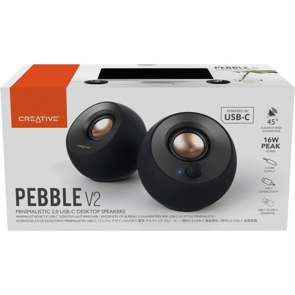 Creative Pebble V2 2.0, PC-Lautsprecher - Creative - vue 7