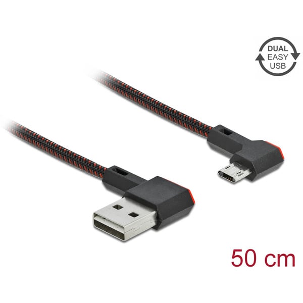 DeLOCK Easy-USB 2.0 Typ-A auf Typ Micro-B, câble - DeLOCK - vue 3