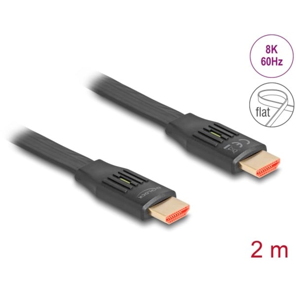 DeLOCK High Speed HDMI-Flachbandkabel 48 Gps 8K 60Hz - DeLOCK - vue 2