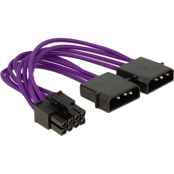 DeLOCK Power 8Pin EPS > 2x 4Pin, Adapter - DeLOCK