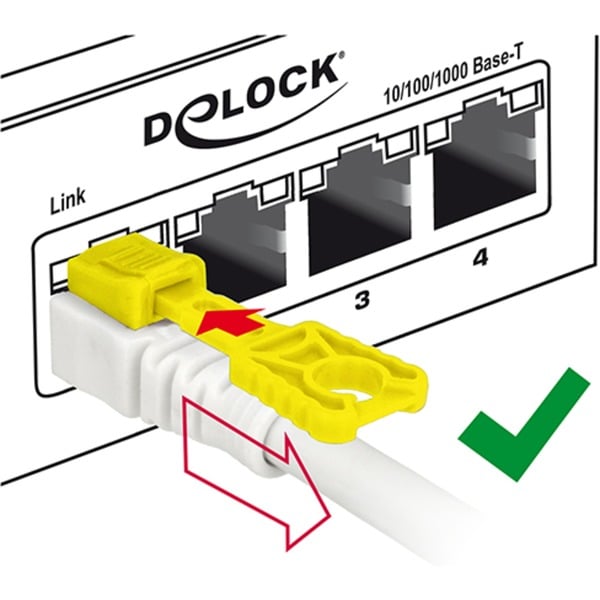 DeLOCK RJ45 Secure Cat. 6A, câble - DeLOCK - vue 5
