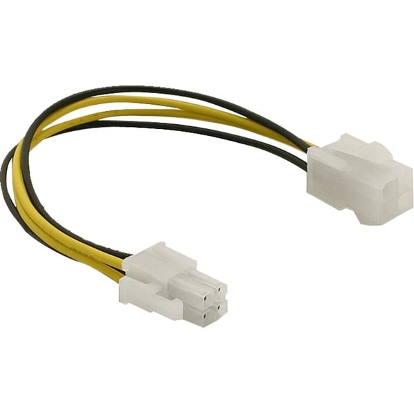 DeLOCK Stromkabel P4 Stecker > P4 Buchse - DeLOCK