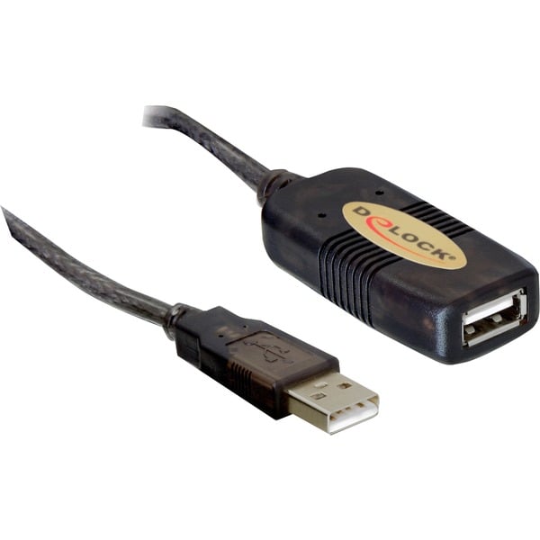 DeLOCK USB 2.0 Aktivverlängerungskabel, USB-A Stecker > USB-A Buchse - DeLOCK