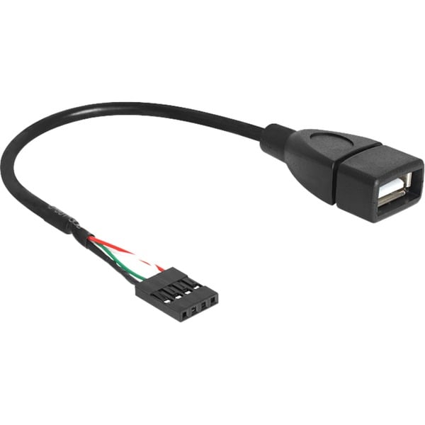(€ 11,30 / 1 m) DeLOCK USB 2.0 câble, 4 Pin Header > USB-A Buchse, Adapter - DeLOCK