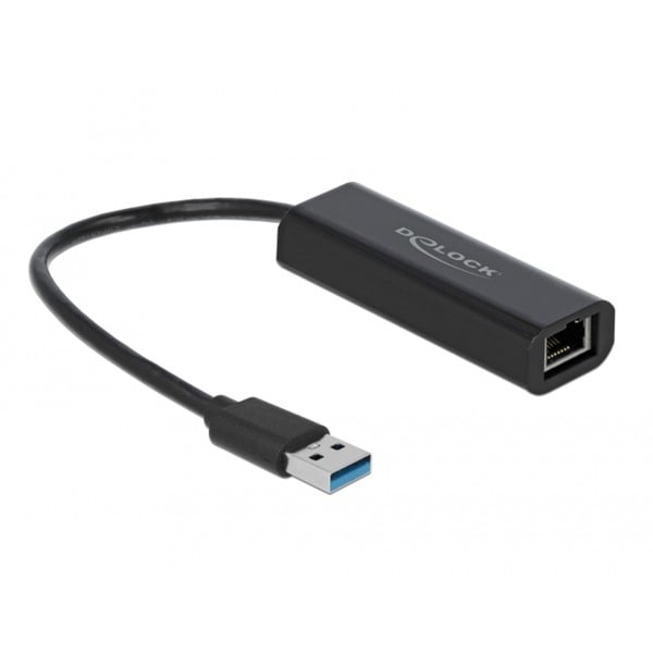 DeLOCK USB 3.2 Gen 1 Adapter, USB-A Stecker > RJ-45 Buchse - DeLOCK