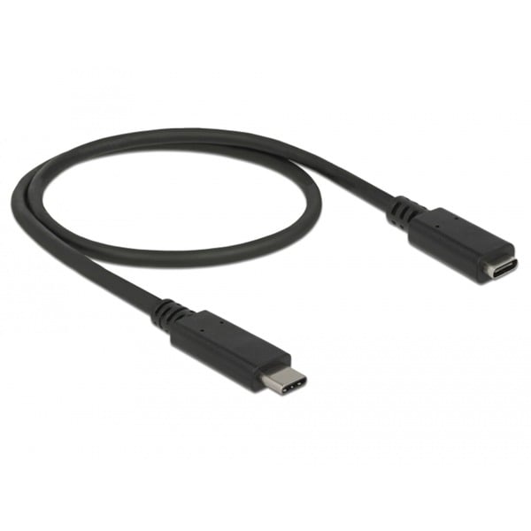 DeLOCK USB 3.2 Gen 1 Verlängerungskabel, USB-C Stecker > USB-C Buchse - DeLOCK