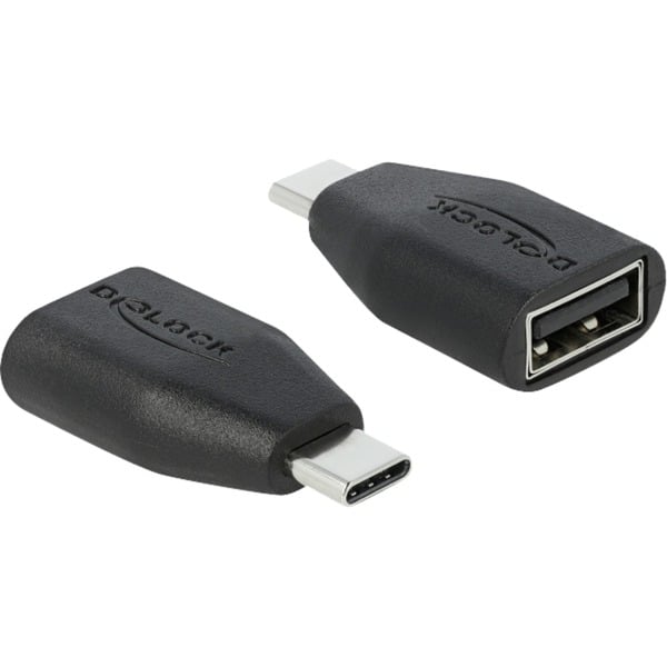 DeLOCK USB Adapter Datenblocker, USB-C Stecker > USB-A Buchse - DeLOCK