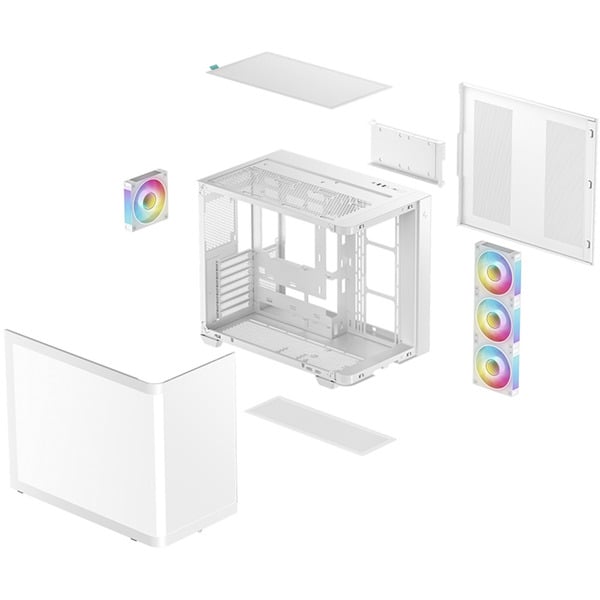 DeepCool CG530U 4F WH, Tower-Gehäuse - DeepCool - vue 8