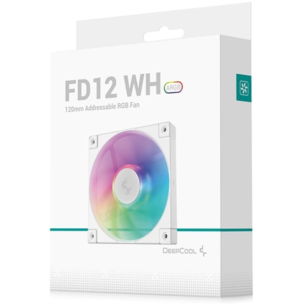DeepCool FD12 ARGB WH 120x120x25, Gehäuselüfter - DeepCool - vue 9