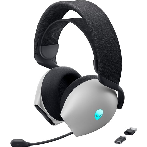 Dell Alienware Tri-Mode Wireless AW725H Lunar Light, casque gaming - Dell