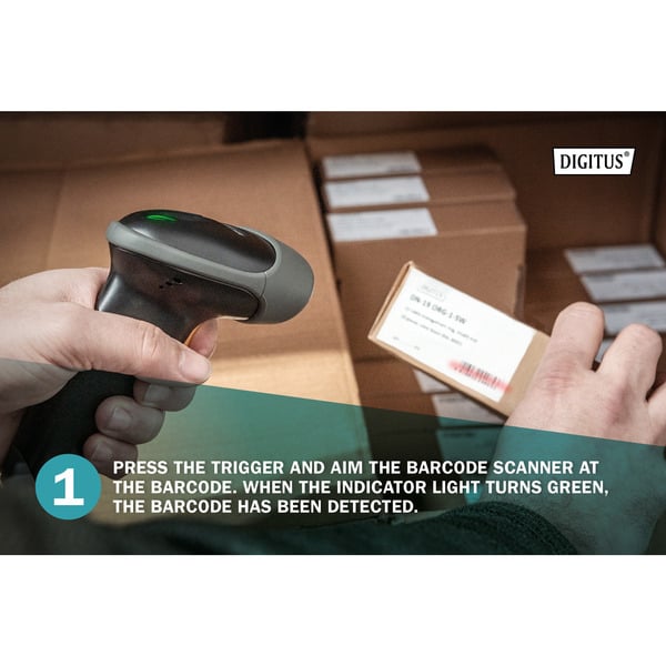 Digitus 2D Bluetooth Barcode Scanner, Barcode-Scanner - Digitus - vue 6