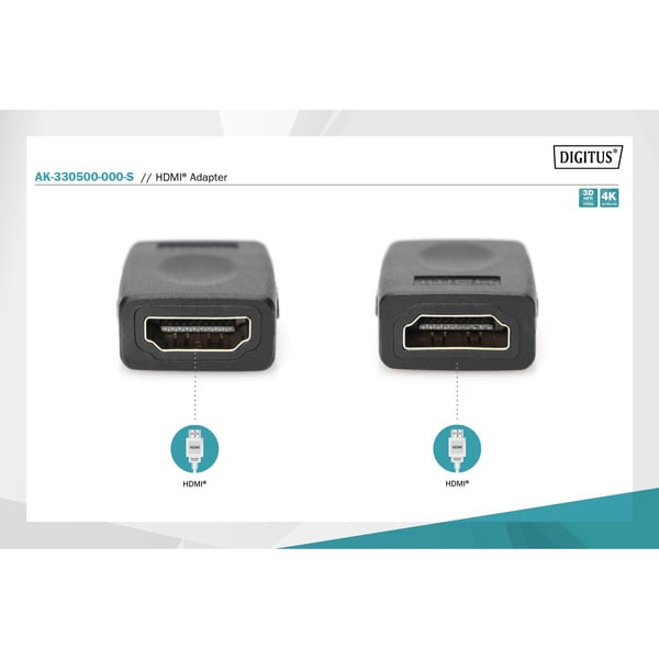 € 1,34 Digitus Adapter HDMI > HDMI - Digitus - vue 5