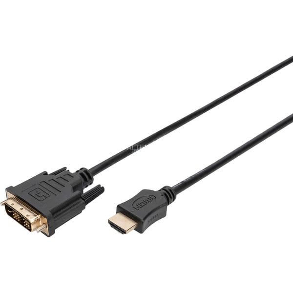 (€ 1,37 / 1 m) Digitus Adapterkabel HDMI > DVI-D - Digitus