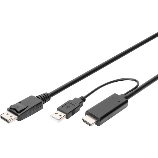 Digitus Adapterkabel HDMI > Displayport, UHD 4K - Digitus