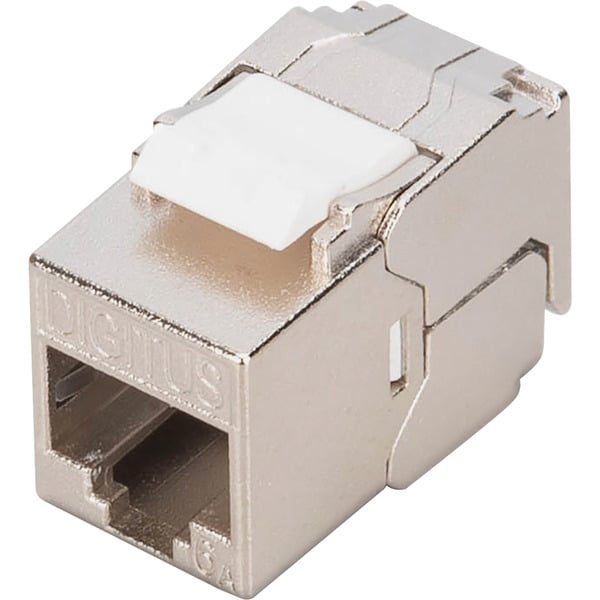 € 2,68 Digitus CAT 6A Kompakt-Keystone Modul geschirmt werkzeugfrei, Keystone-Modul - Digitus