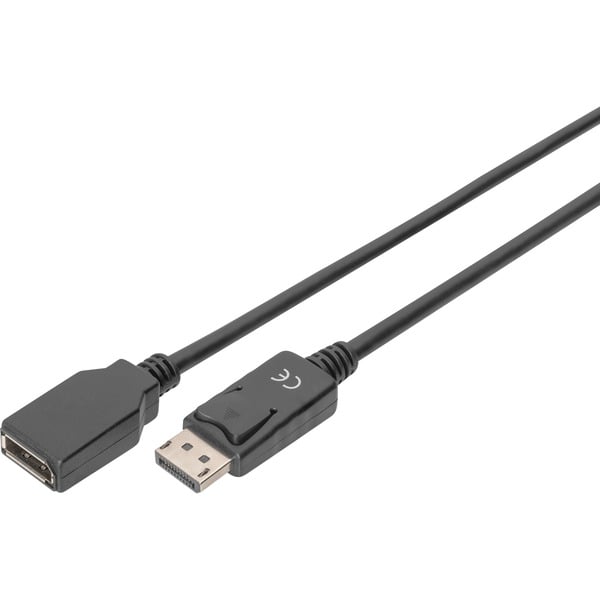(€ 2,35 / 1 m) Digitus DisplayPort 1.2 Verlängerungskabel, Stecker > Buchse - Digitus