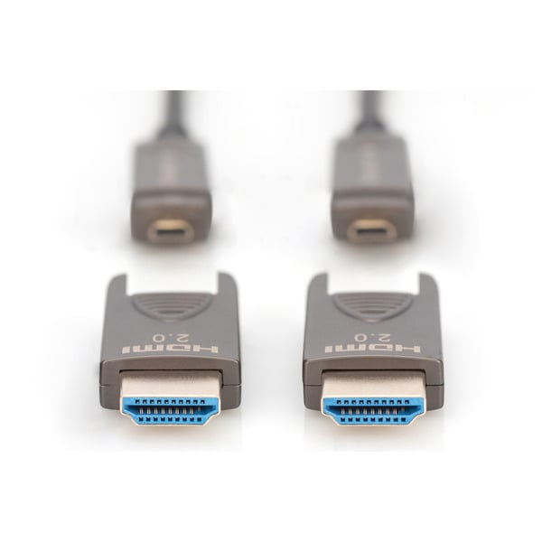 Digitus HDMI / Micro HDMI AOC Hybrid Glasfaserkabel, UHD 4K - Digitus - vue 2