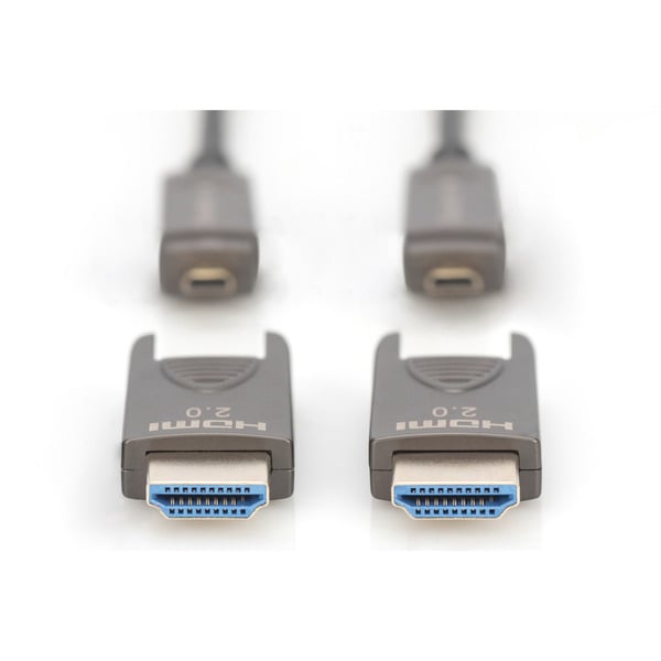 Digitus HDMI / Micro HDMI AOC Hybrid Glasfaserkabel, UHD 4K - Digitus - vue 4