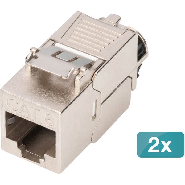 Digitus Keystone-Modul Cat. 8.1, geschirmt, 2 pièces - Digitus