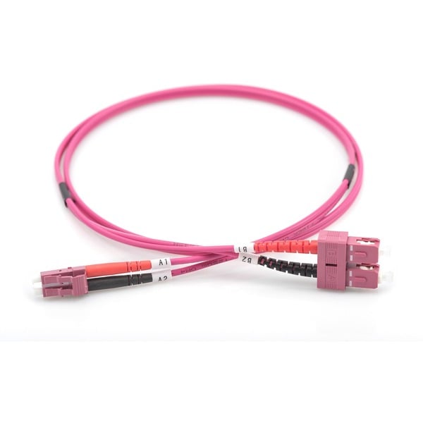 Digitus LWL Patchkabel, Duplex, LC > SC Stecker, Multimode OM4 - Digitus - vue 2