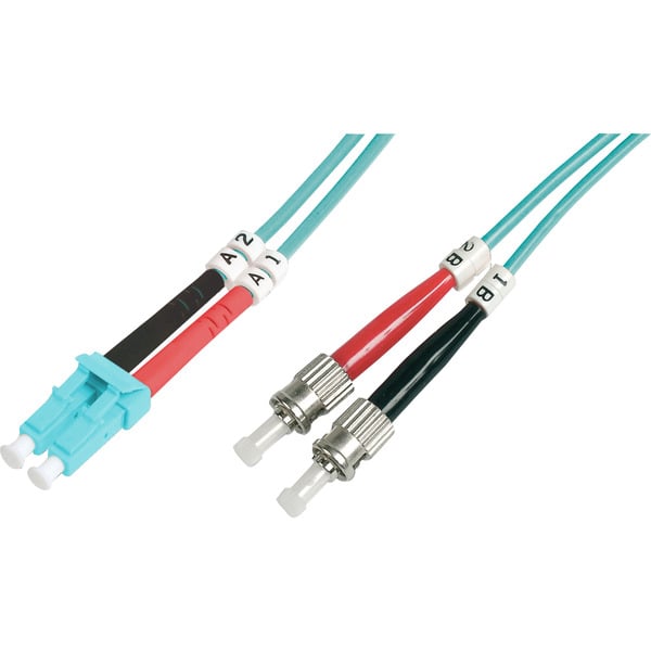 Digitus LWL Patchkabel, Duplex, LC > ST Stecker, Multimode OM3 - Digitus