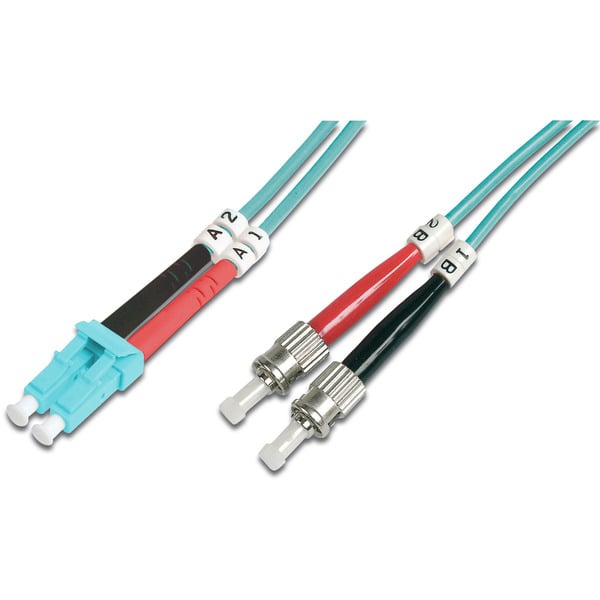 Digitus LWL Patchkabel, Duplex, LC > ST Stecker, Multimode OM3 - Digitus - vue 2