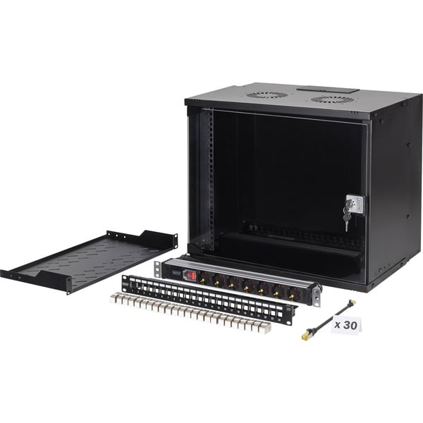 Digitus Netzwerk-Set SOHO Pro 19" 540x400 mm (BxT), IT-Schrank - Digitus