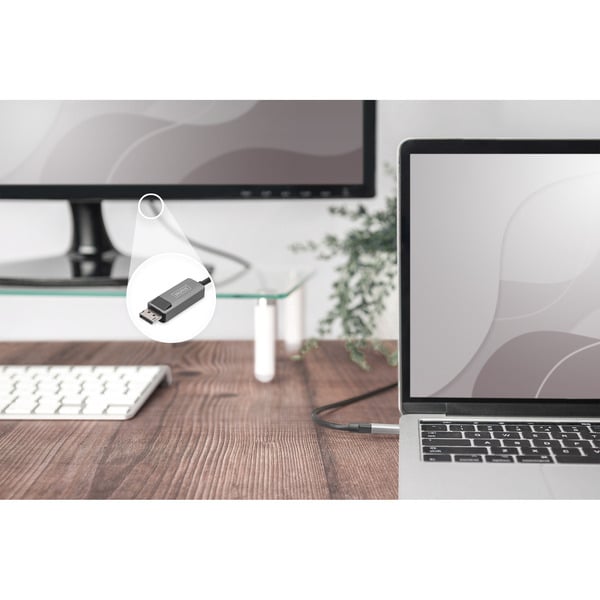 Digitus USB4 Gen 2x2 Adapterkabel USB-C > DisplayPort - Digitus - vue 5