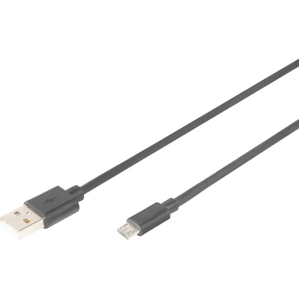 Digitus USB 2.0 Anschlusskabel USB-A (Stecker) > Micro-USB (Stecker) - Digitus