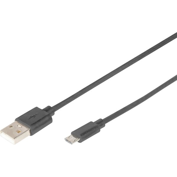 Digitus USB 2.0 Anschlusskabel USB-A (Stecker) > Micro-USB (Stecker) - Digitus
