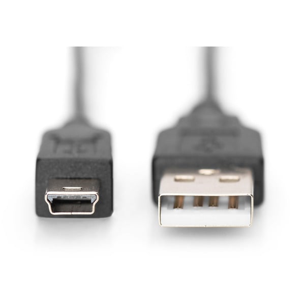 Digitus USB 2.0 Anschlusskabel USB-A (Stecker) > Mini-USB (Stecker) - Digitus - vue 2