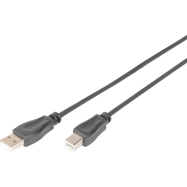 (€ 1,66 / 1 m) Digitus USB 2.0 Anschlusskabel USB-A (Stecker) > USB-B (Stecker) - Digitus