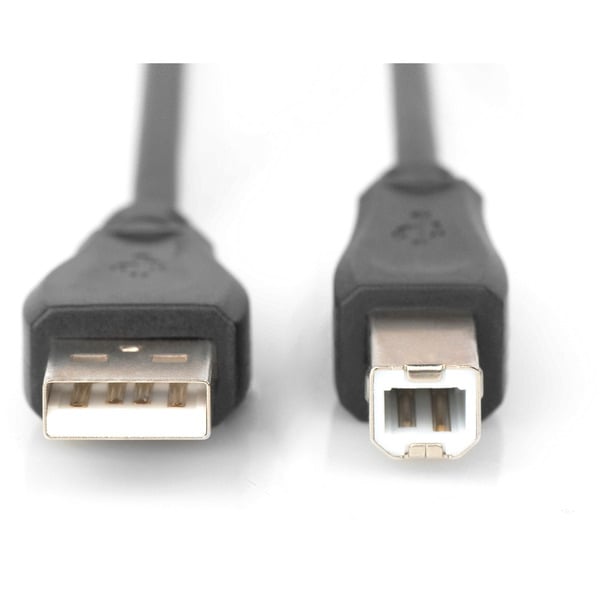 (€ 1,66 / 1 m) Digitus USB 2.0 Anschlusskabel USB-A (Stecker) > USB-B (Stecker) - Digitus - vue 2
