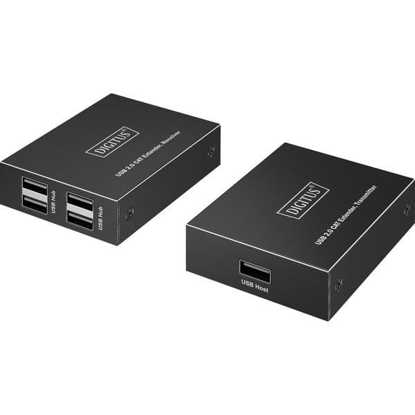 Digitus USB 2.0 CAT Extender-Set, 480 Mbps, 150 mètre, USB-Extender - Digitus