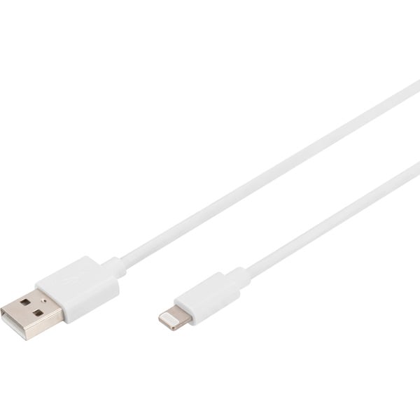 Digitus USB 2.0 Daten-/câble de charge USB-A > Lightning, MFI zertifiziert - Digitus