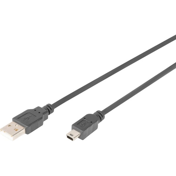 Digitus USB 2.0 câble, USB-A Stecker > mini USB Stecker - Digitus