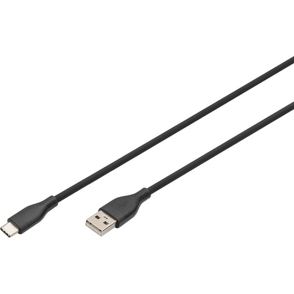 Digitus USB 2.0 Silikon-Anschlusskabel USB-A > USB-C - Digitus