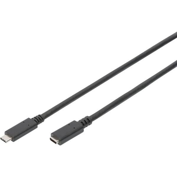 (€ 5,03 / 1 m) Digitus USB 2.0 Verlängerungskabel, USB-C Stecker > USB-C Buchse - Digitus