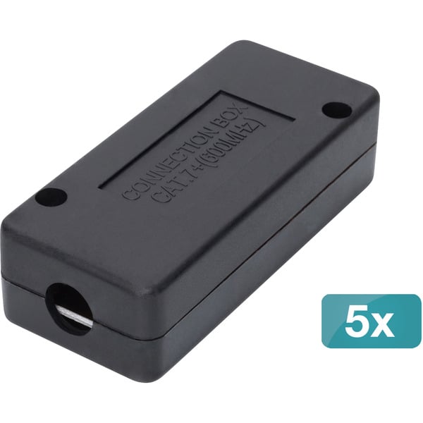 (€ 2,69 / pièces) Digitus Verbindungsmodul CAT 7, geschirmt, 5 pièces - Digitus