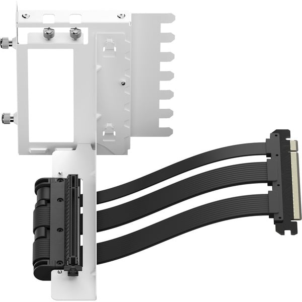 Fractal Design Flex 2 PCIe 4.0 x16 White, support + Verlängerungskabel - Fractal Design - vue 3