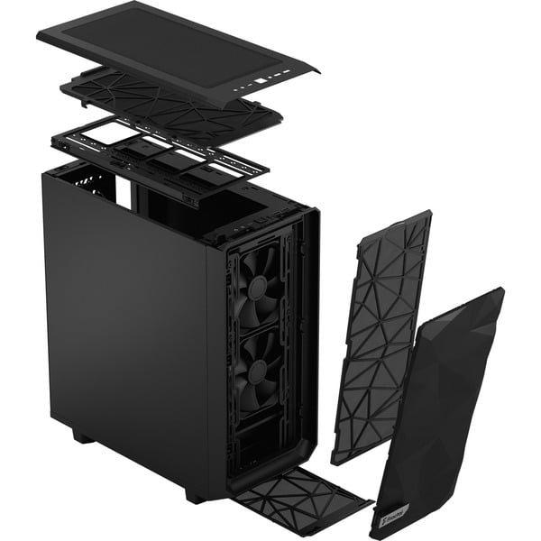 Fractal Design Meshify 2 Compact Black Solid, Tower-Gehäuse - Fractal Design - vue 17