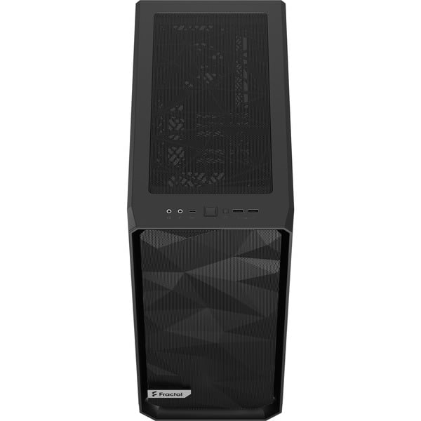 Fractal Design Meshify 2 Compact Black Solid, Tower-Gehäuse - Fractal Design - vue 5